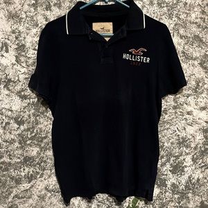 Black XL HOLLISTER POLO SHIRT